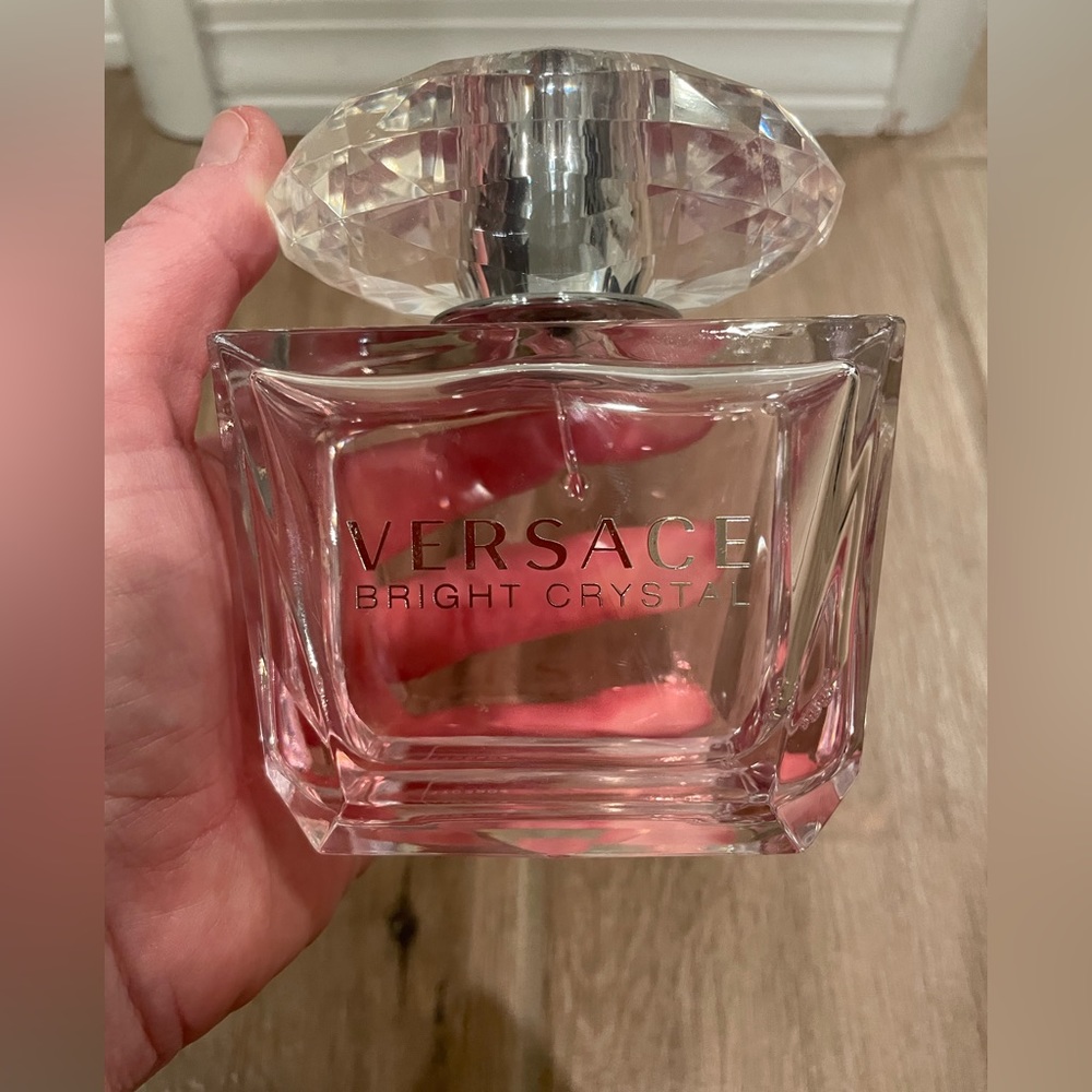 Versace Bright Crystal Perfume (big size 6.7 oz) 75% full